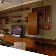 WENGE WALL UNIT