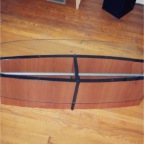 CHERRY AND BLACK COFFEE TABLE