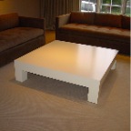 IVORY LACQUER COFFEE TABLE