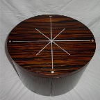MACASSAR OVAL INLAY CAB TOP 