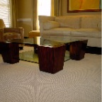 MCASSAR GLASS COFFEE TABLE