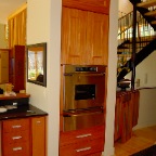 MAHOGANY KITCHEN OVEN