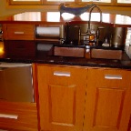 MAHOGANY KITCHEN SINK