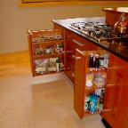 MAHOGANY KITCHEN STORAGE