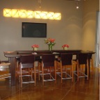 MAHOGANY DINING TABLE