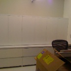 WHITE LACQUER WALL STORAGE