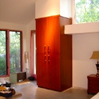 MAHOGANY CLOSET LEFT