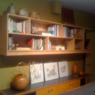 MAPLE WALL HUNG BOOKCASE.JPG